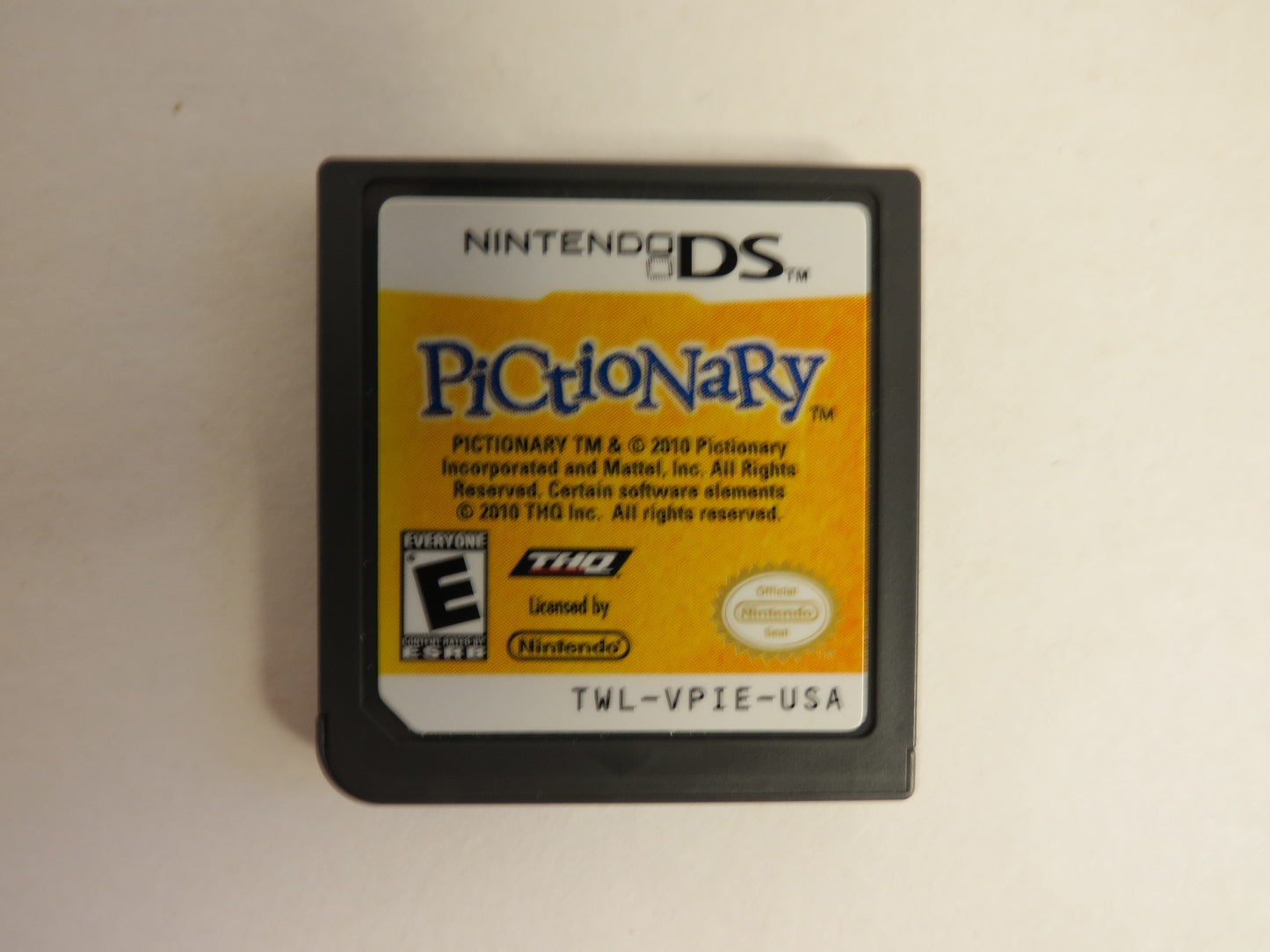 Pictionary Nintendo DS Game CIB