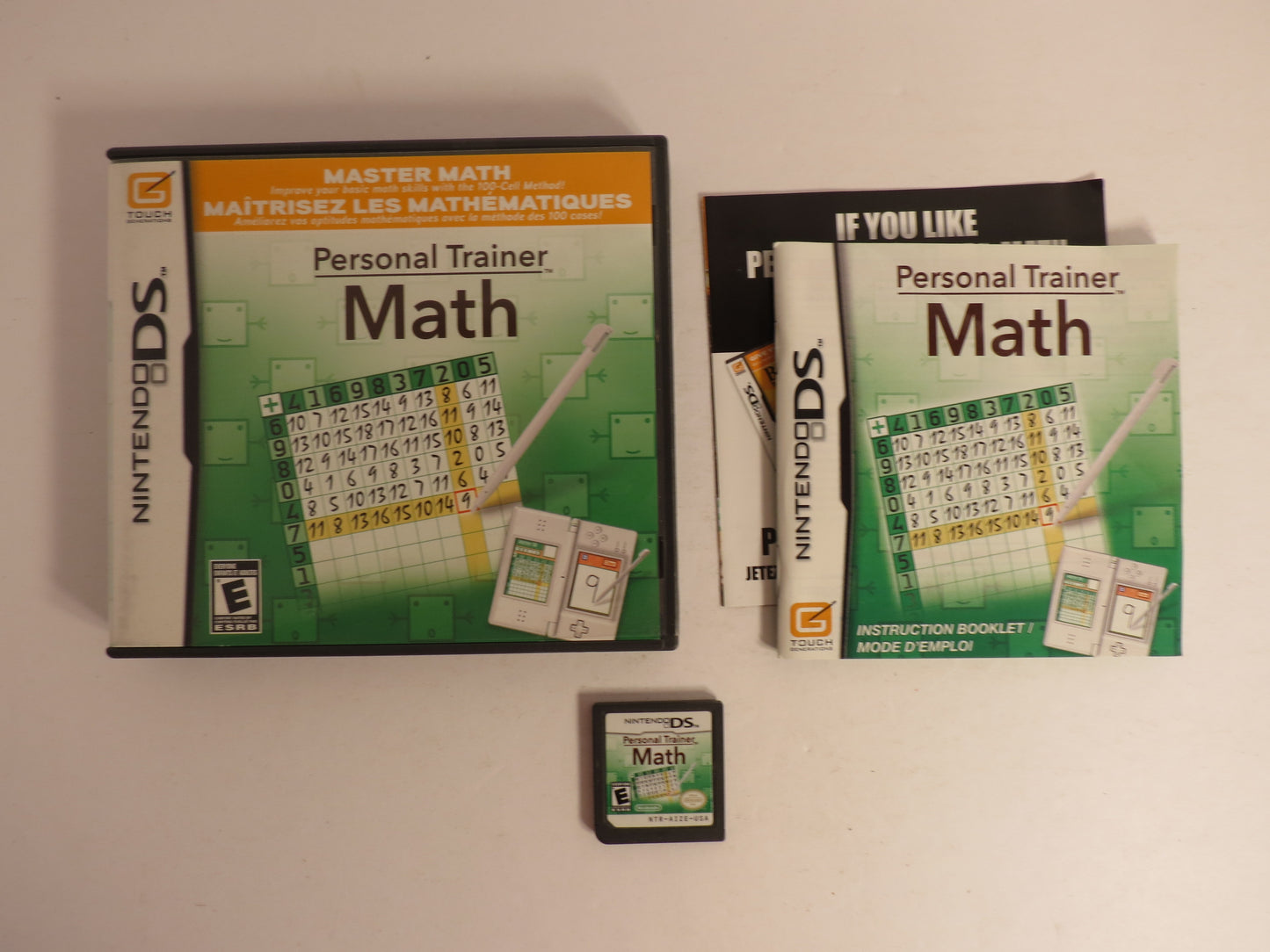 Personal Trainer Math Nintendo DS Game CIB
