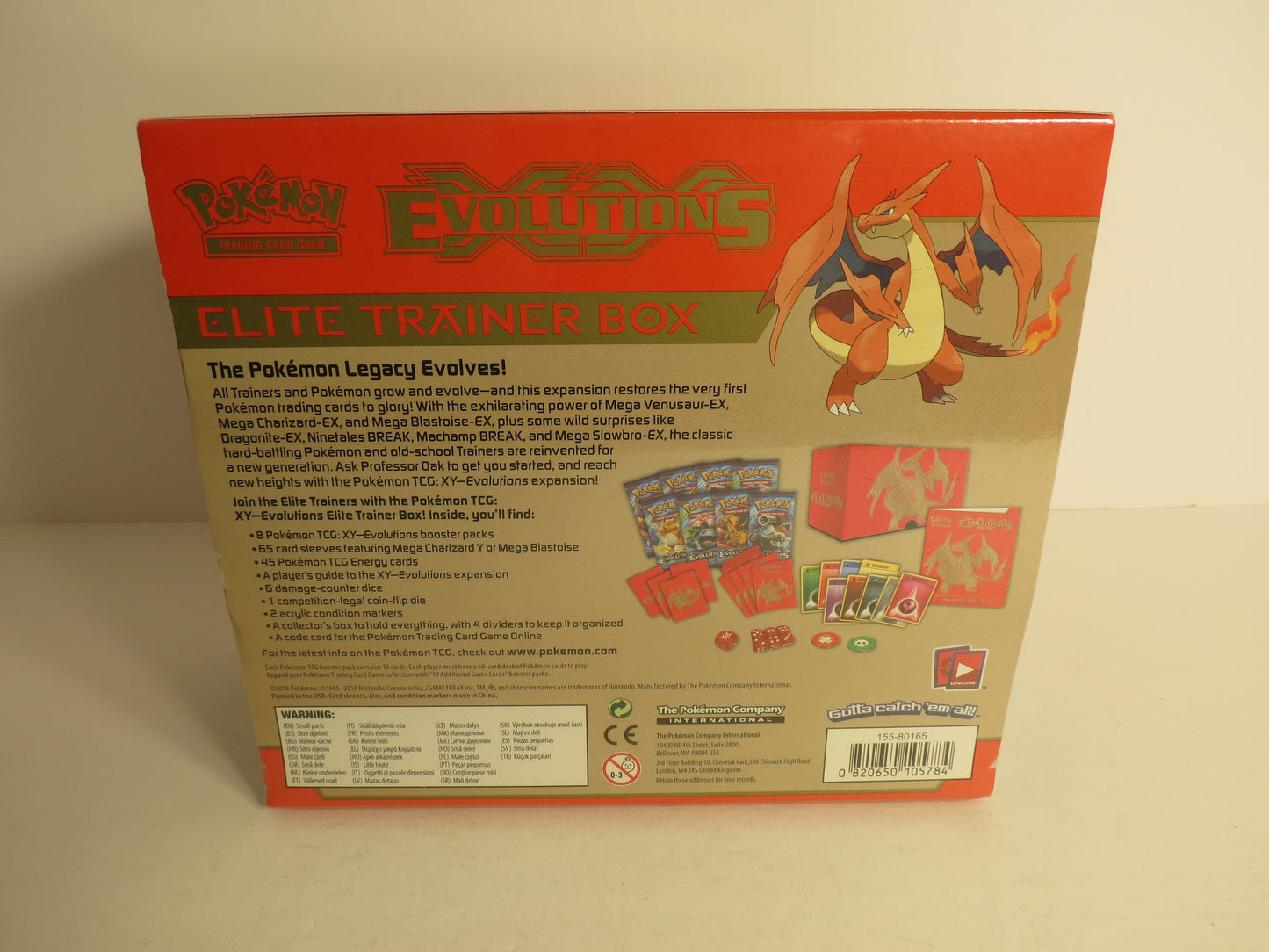 XY Evolutions Charizard Pokemon Elite Trainer Box ETB Sealed