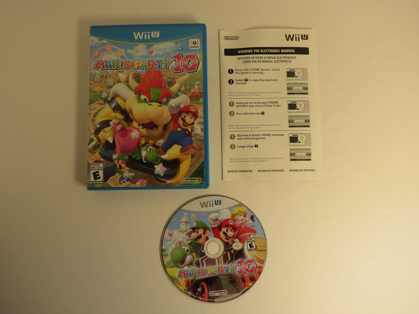 Mario Party 10 Nintendo Wii U Game CB
