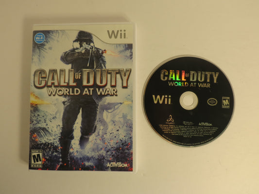 Call of Duty World at War Nintendo Wii Game CB