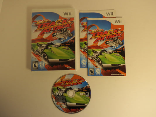 Hot Wheels Track Attack Nintendo Wii Game CIB