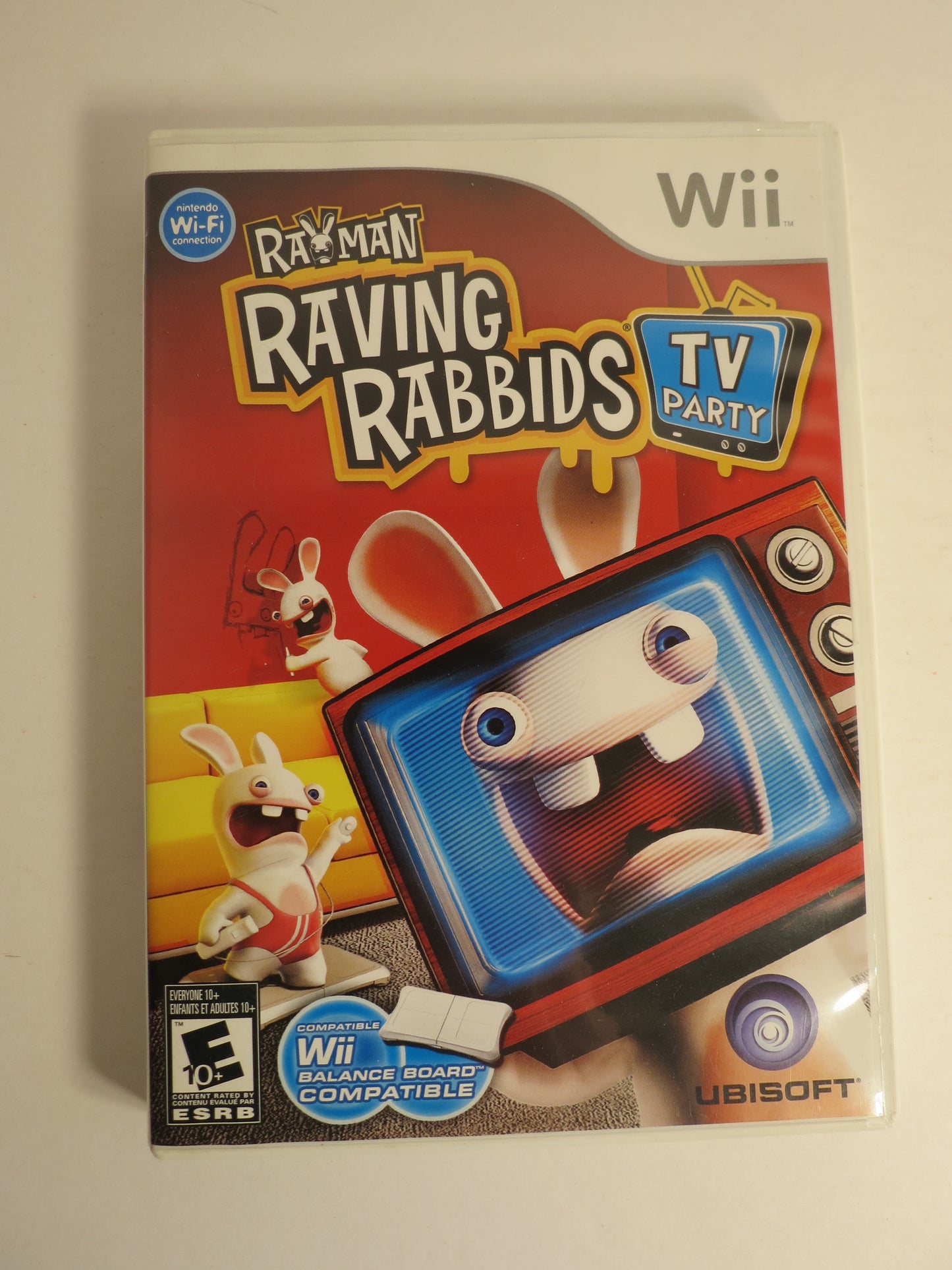 Rayman Raving Rabbids TV Party Nintendo Wii Game CIB