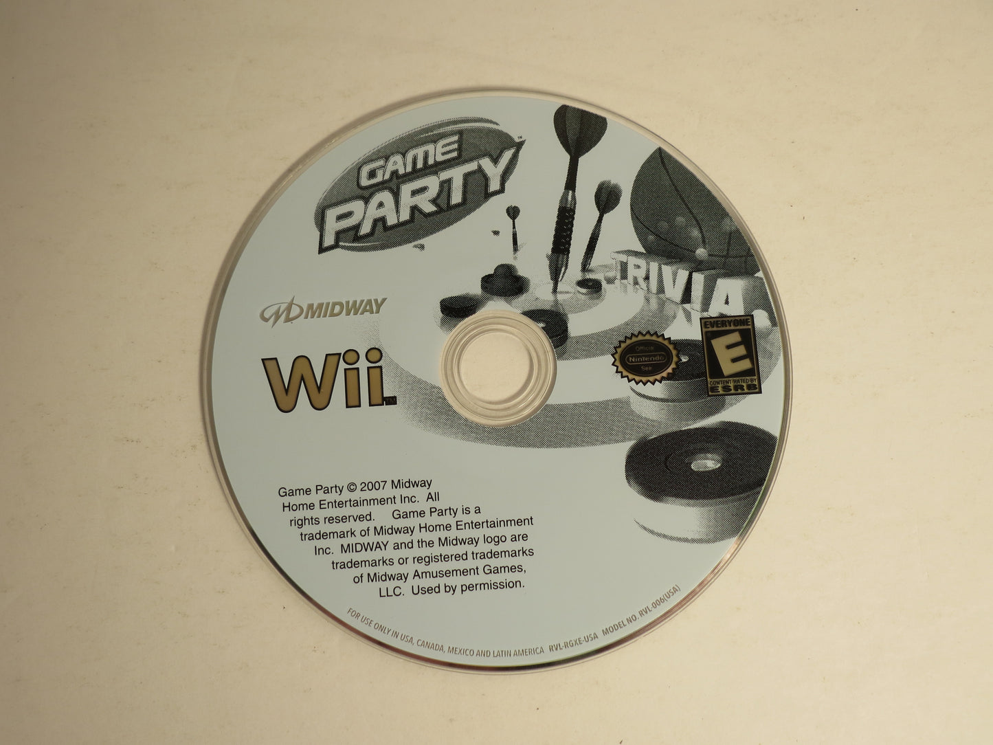 Game party Nintendo Wii Game CB