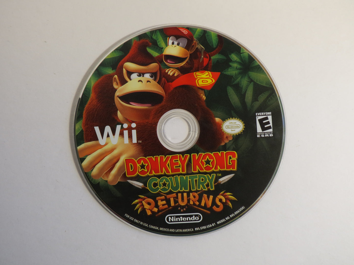 Donkey Kong Country Returns Nintendo Wii Game CIB