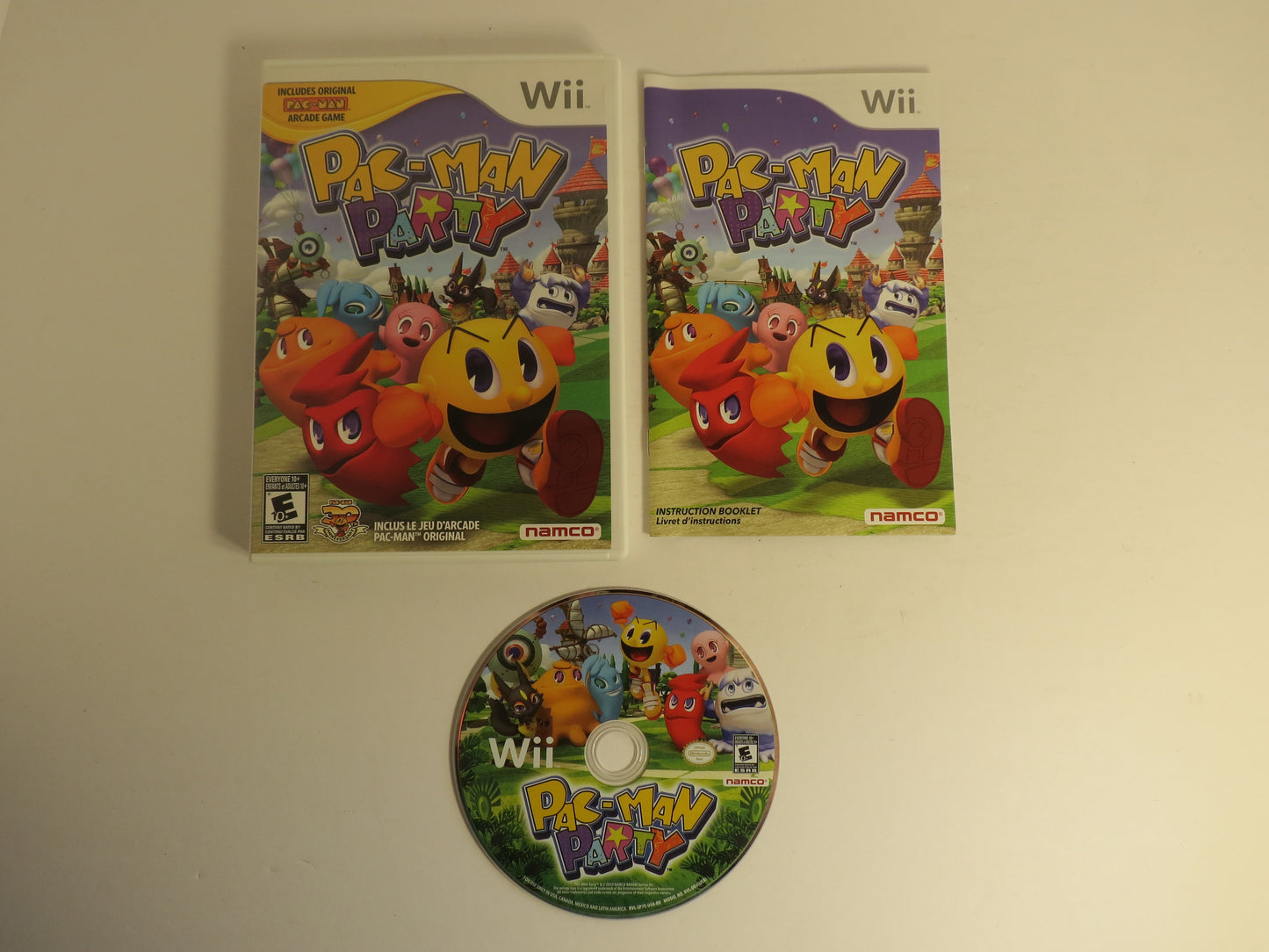 Pac-Man Party Nintendo Wii Game CIB