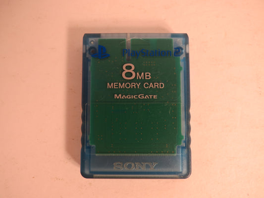 Playstation 2 PS2 Memory Card 8MB MagicGate Blue
