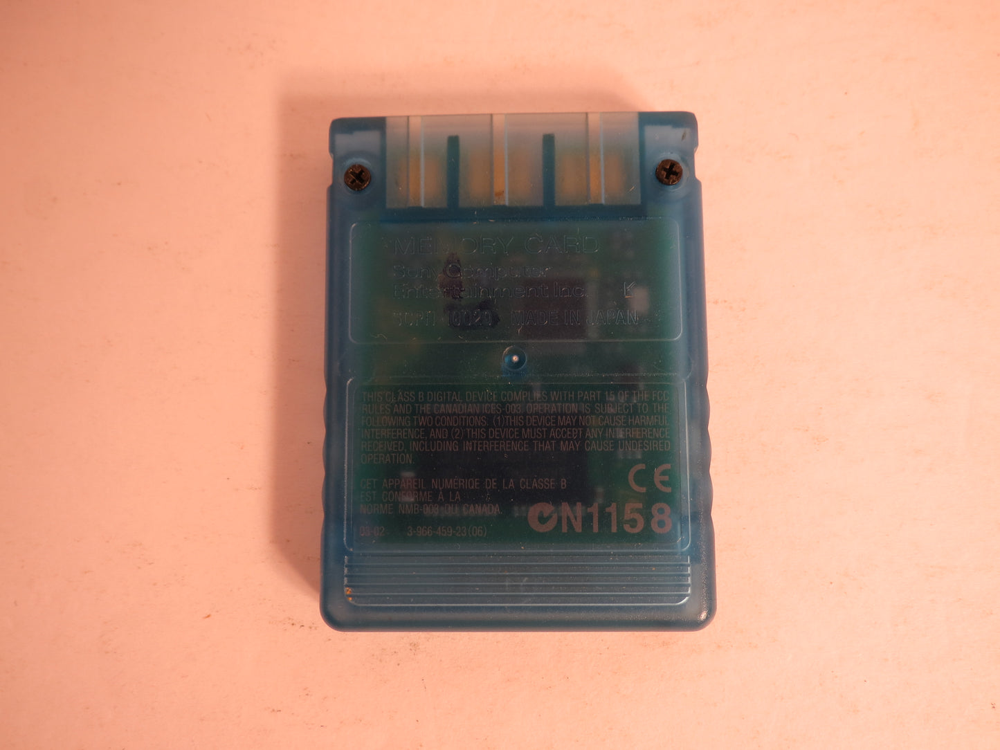 Playstation 2 PS2 Memory Card 8MB MagicGate Blue