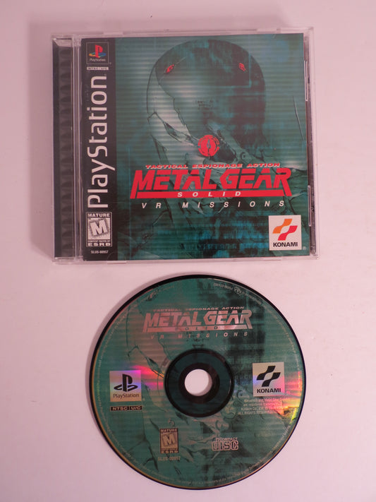 Metal Gear Solid VR Missions Playstation 1 PS1 Game CIB