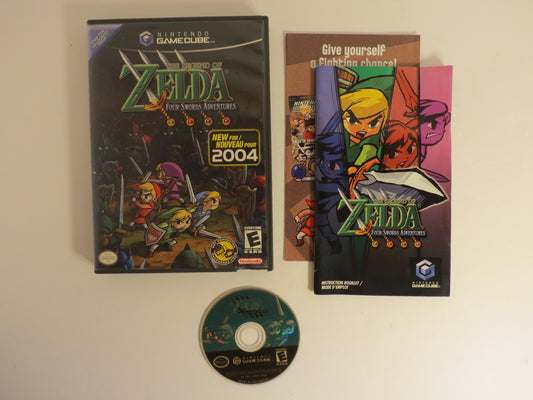 The Legend of Zelda: Four Swords Adventures New for 2004 Nintendo Gamecube Game CIB