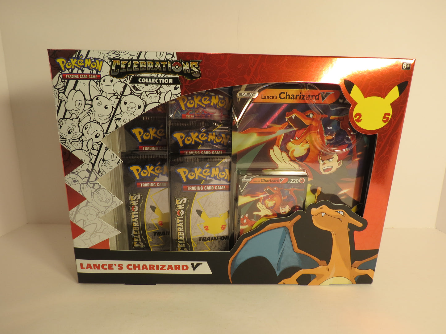 Celebrations Collection Box Lance's Charizard V Pokemon Sealed