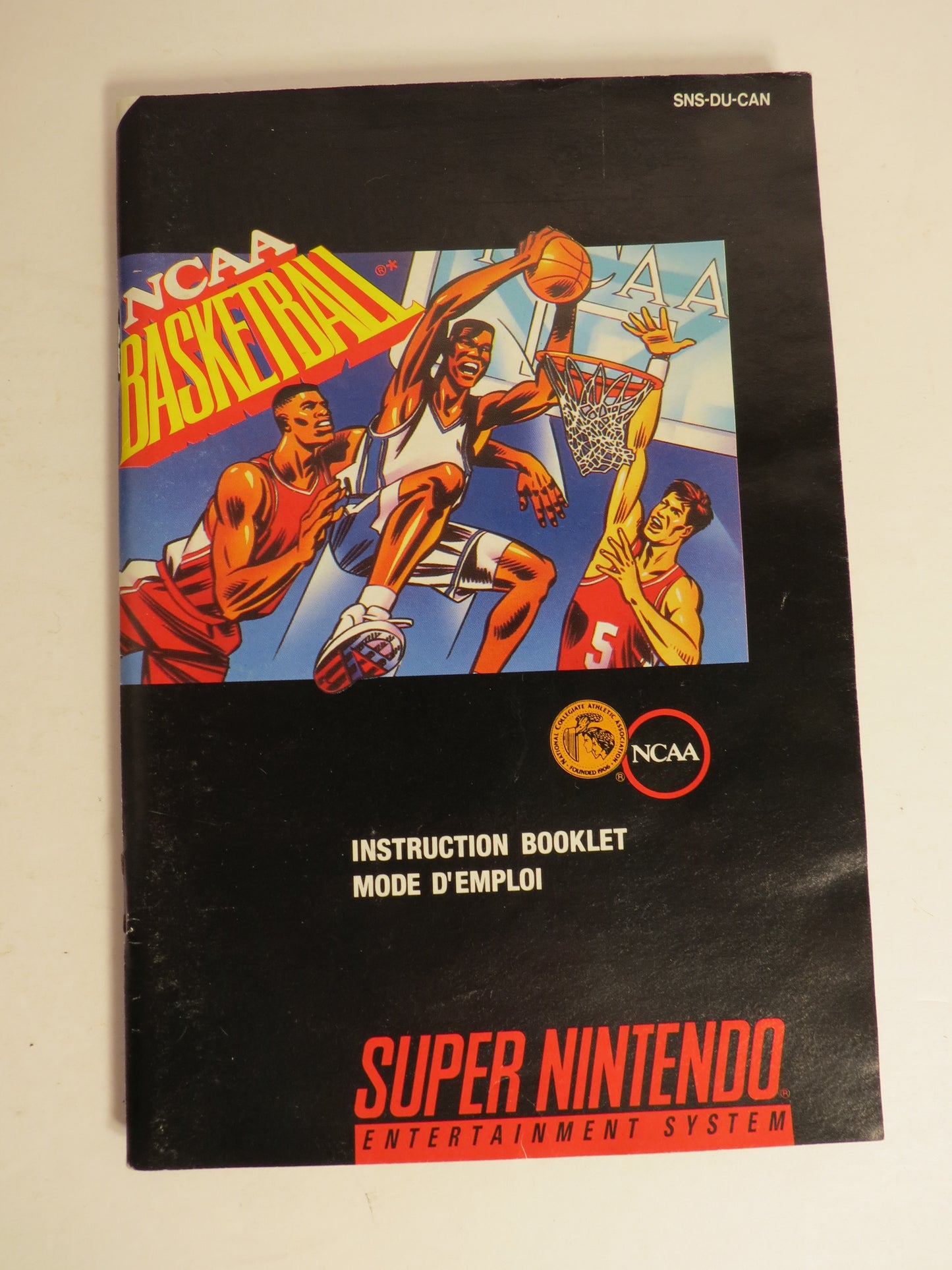 NCAA Basketball Super Nintendo SNES Game CIB Complete