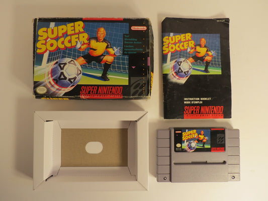 Super Soccer Super Nintendo SNES Game CIB Complete