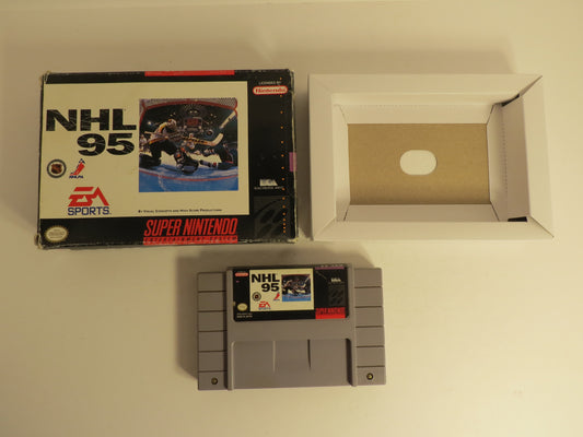 NHL '95 Super Nintendo SNES Game CB