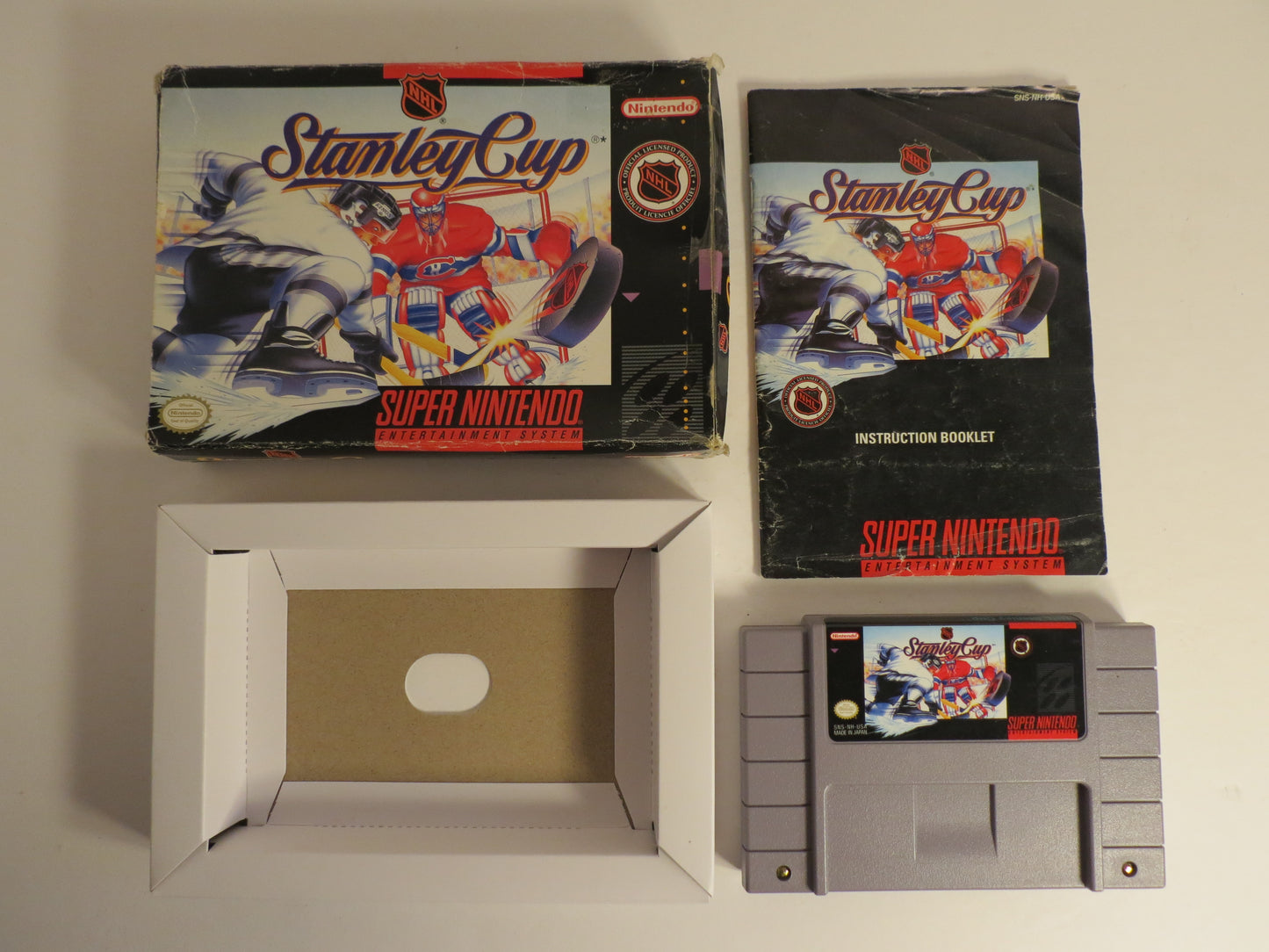 NHL Stanley Cup Super Nintendo SNES Game CIB Complete