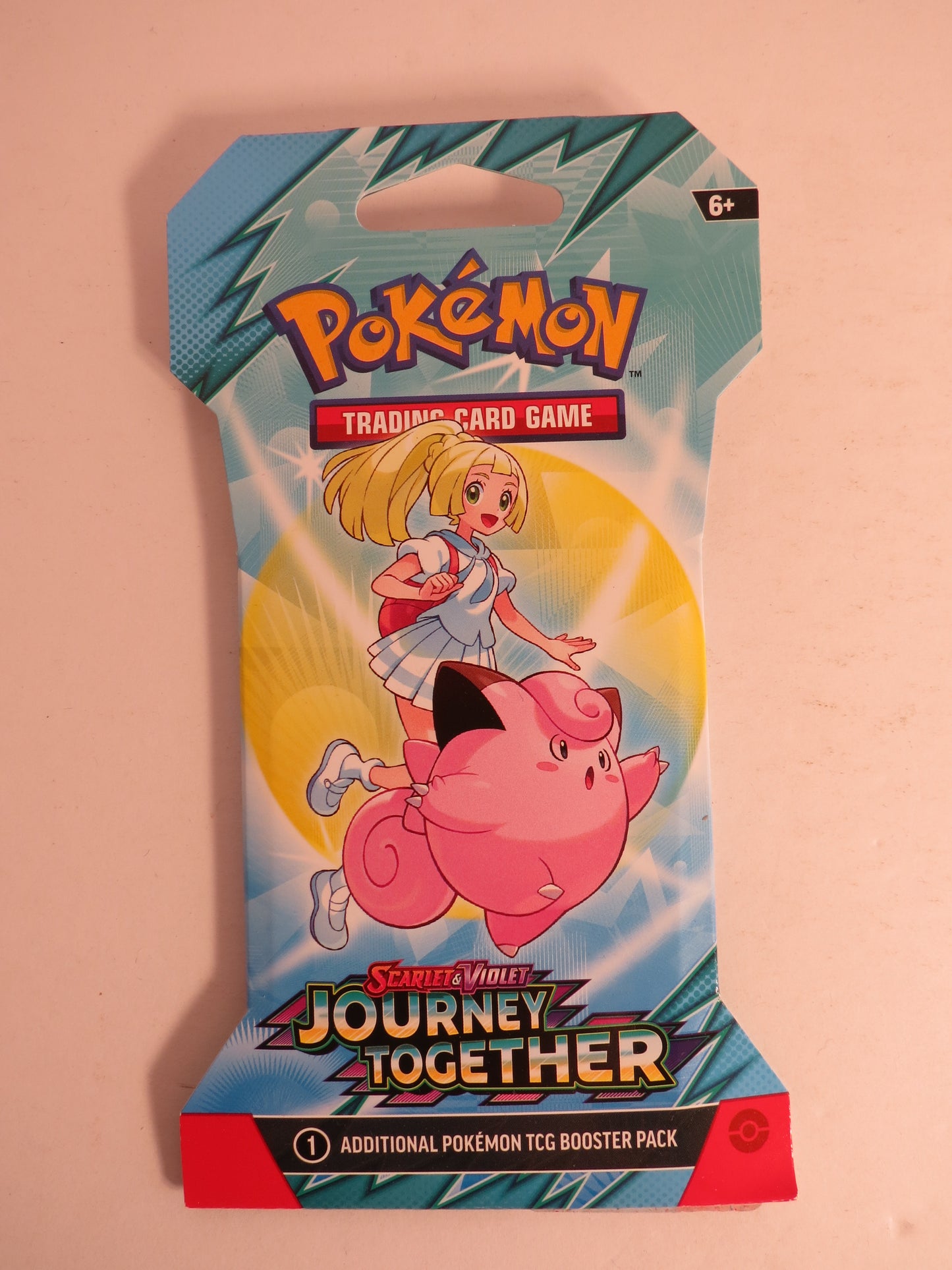 Scarlet & Violet Journey Together Pokemon Sleeved Booster Pack Sealed Clefairy Art