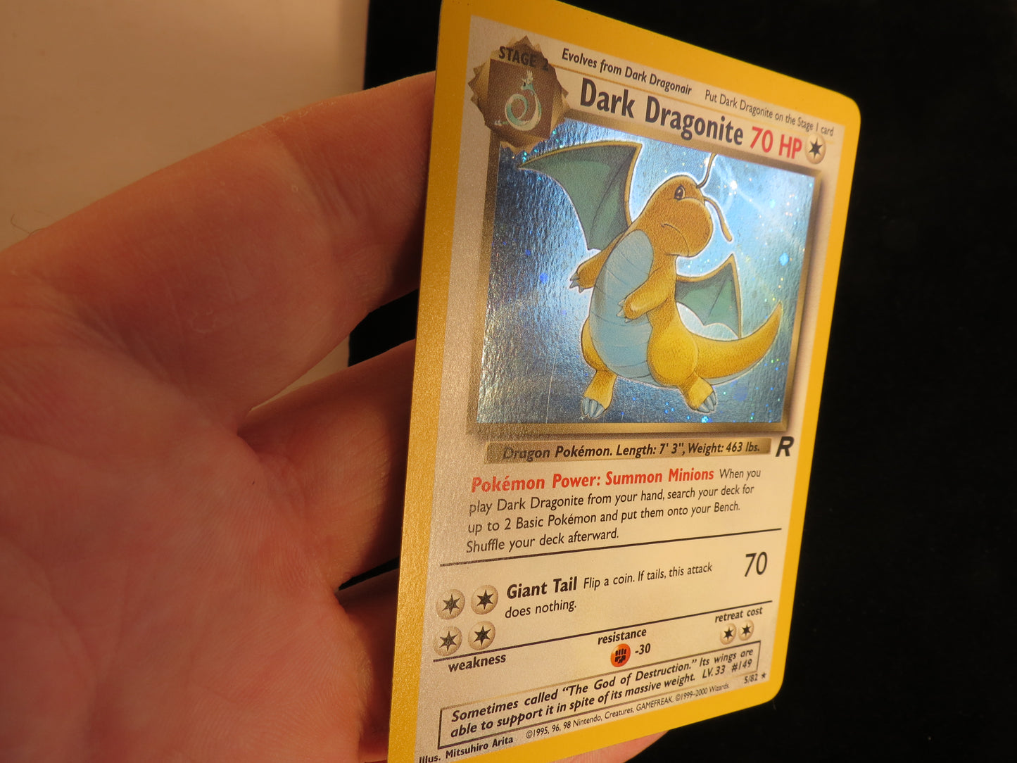 Dark Dragonite (5) 5/82 - Team Rocket Unlimited Holofoil