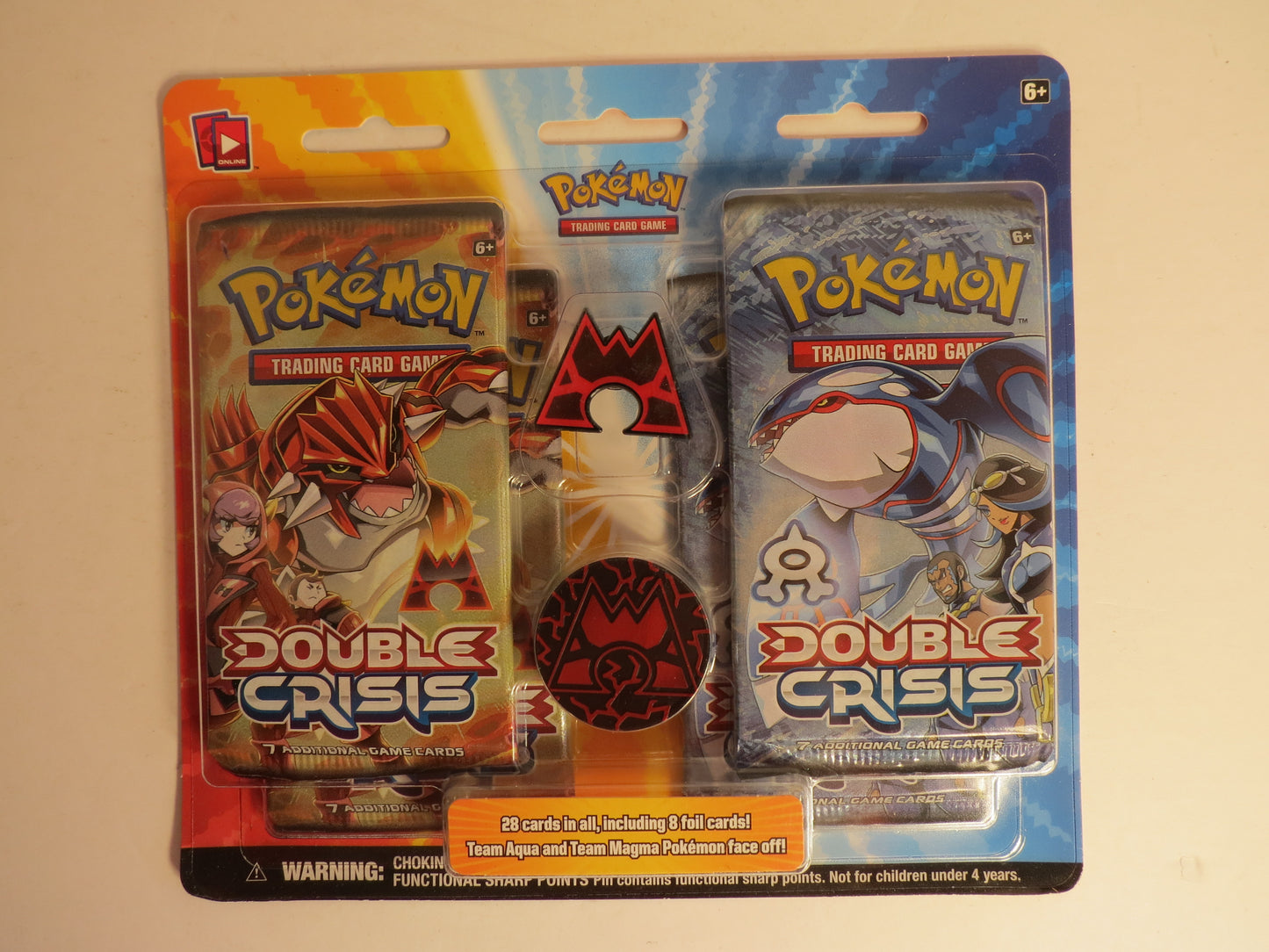 Double Crisis Team Magma Blister of 4 Booster Packs Pokemon