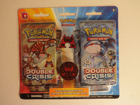 Double Crisis Team Magma Blister of 4 Booster Packs Pokemon
