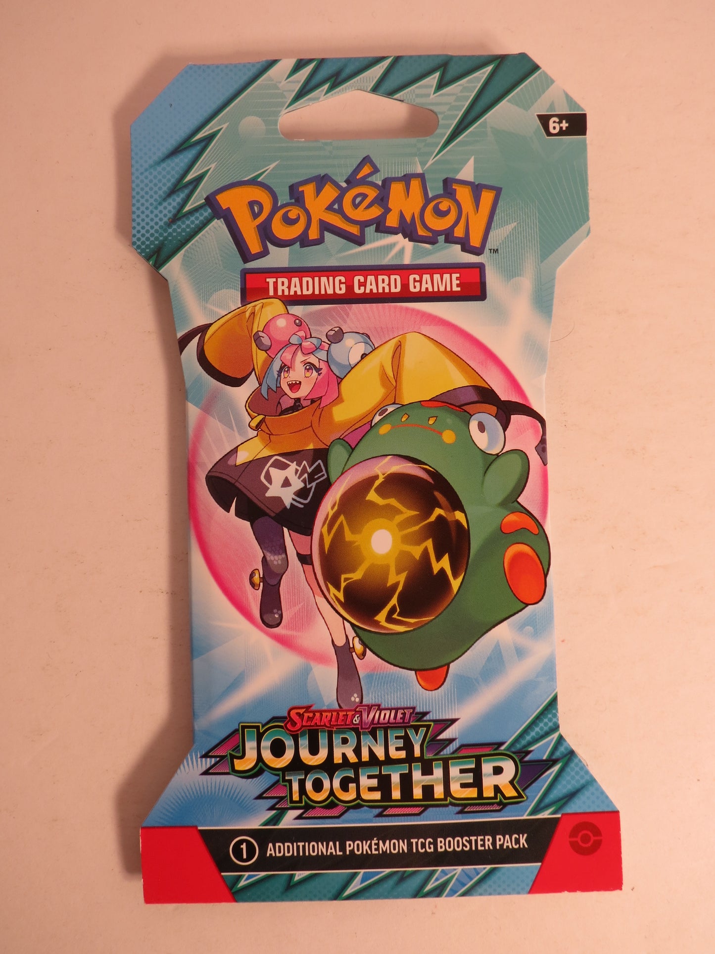 Scarlet & Violet Journey Together Pokemon Sleeved Booster Pack Sealed Bellibolt Art