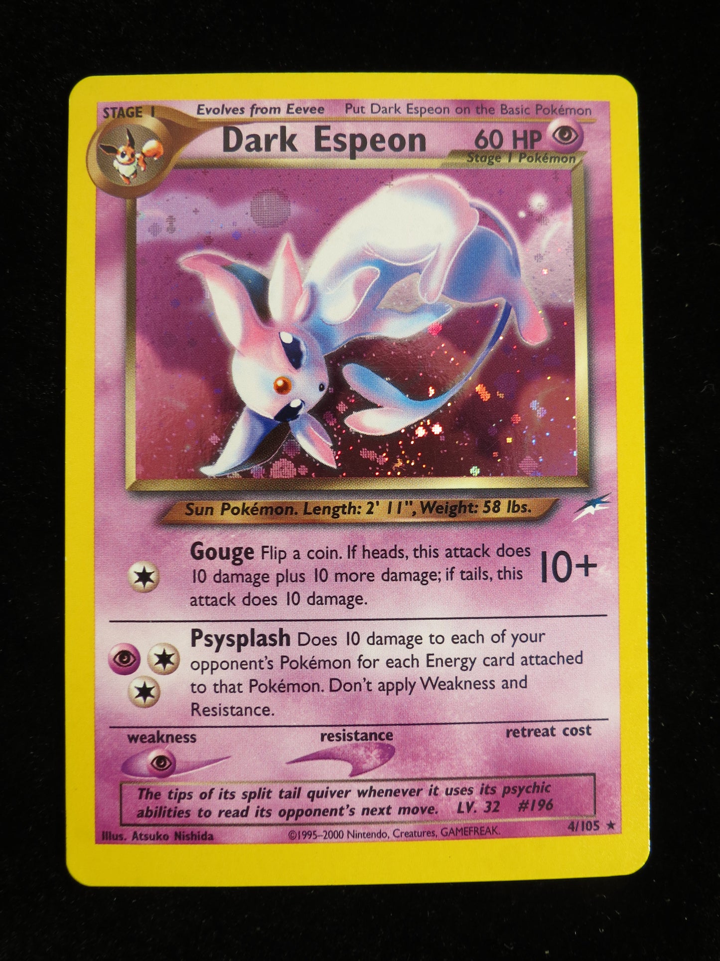 Dark Espeon 4/105 - Neo Destiny Unlimited Holofoil