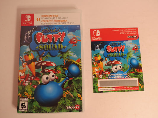 Super Putty Squad Nintendo Switch Game Code no Physical Media