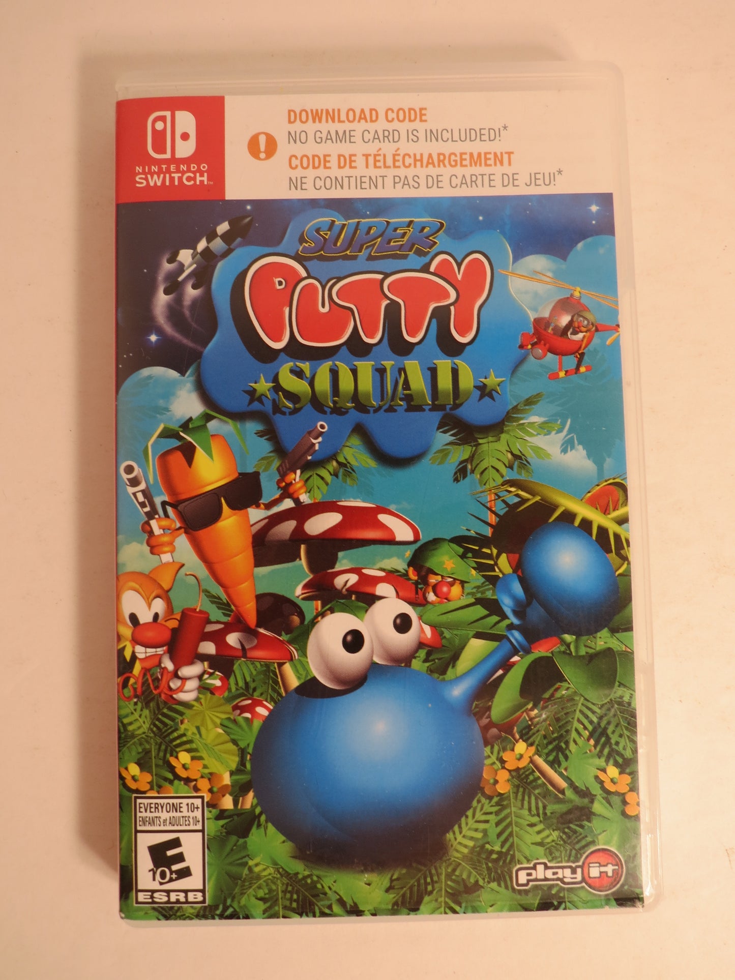 Super Putty Squad Nintendo Switch Game Code no Physical Media