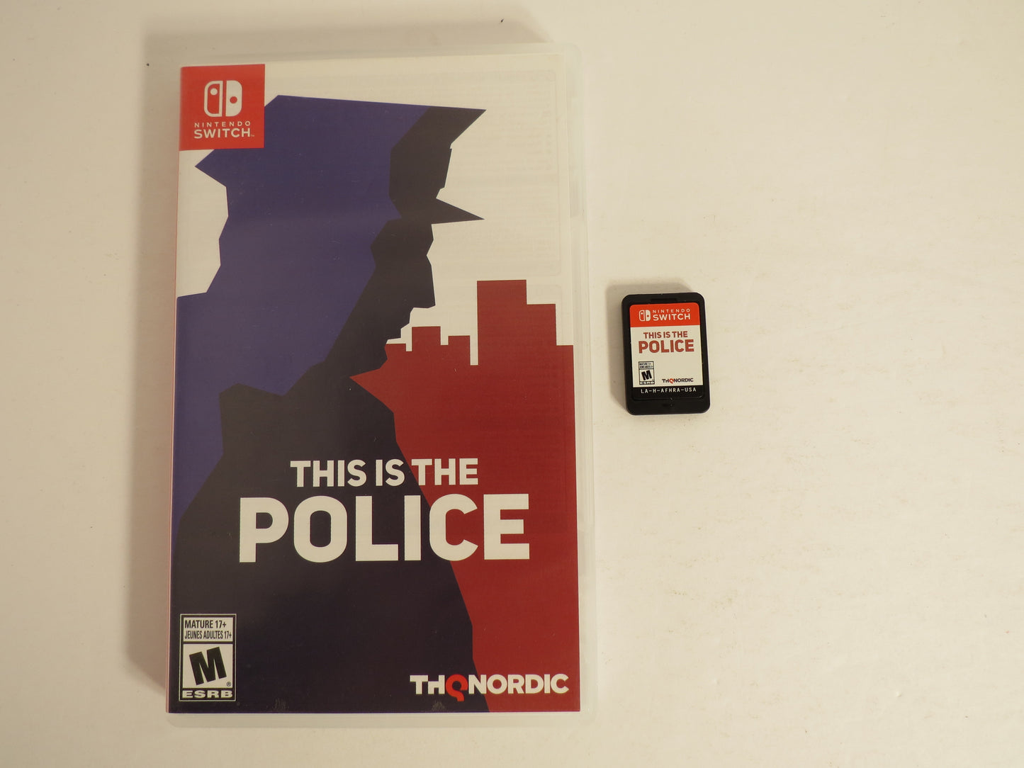 This is the Police Nintendo Switch Game CB