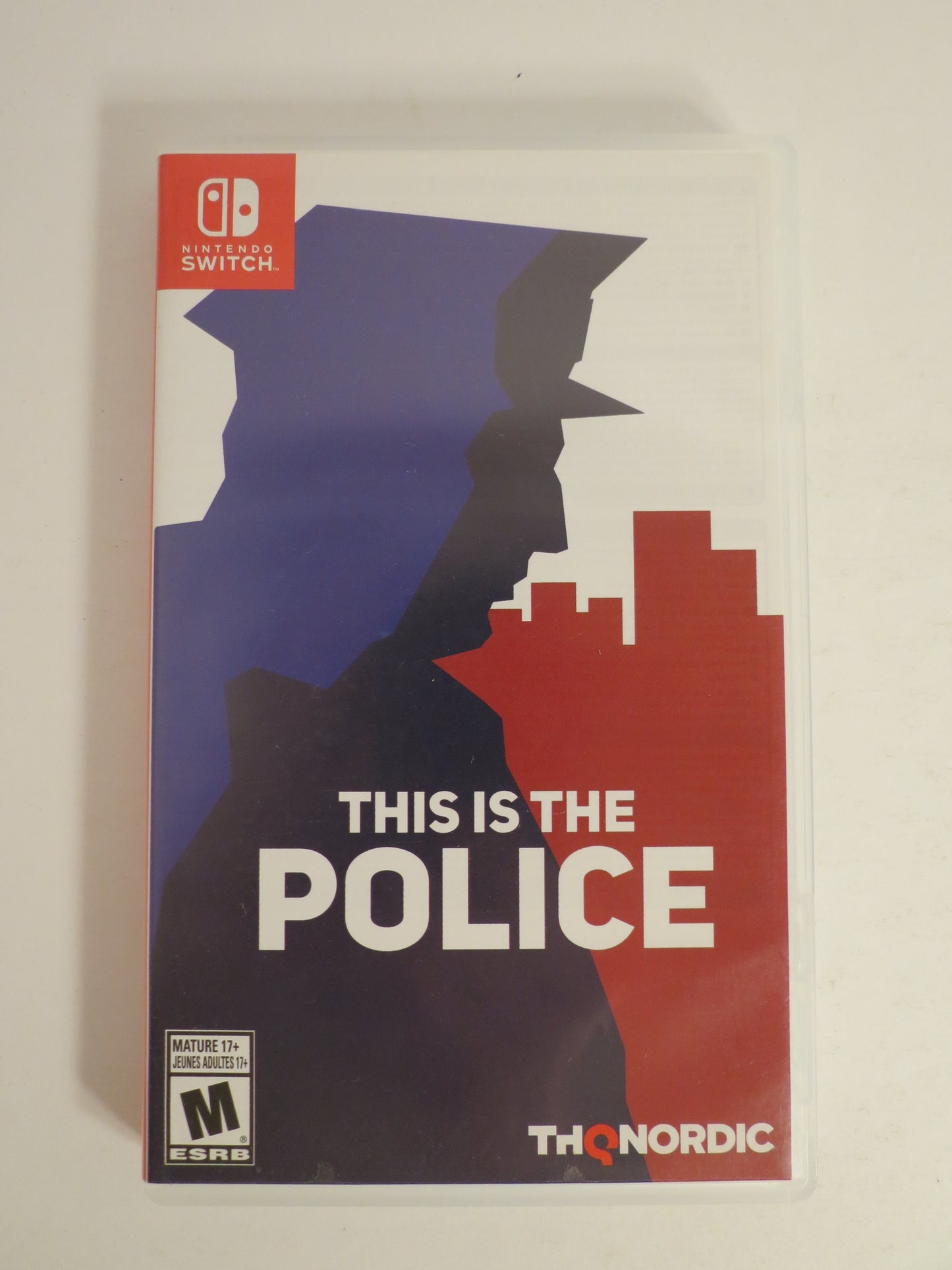This is the Police Nintendo Switch Game CB