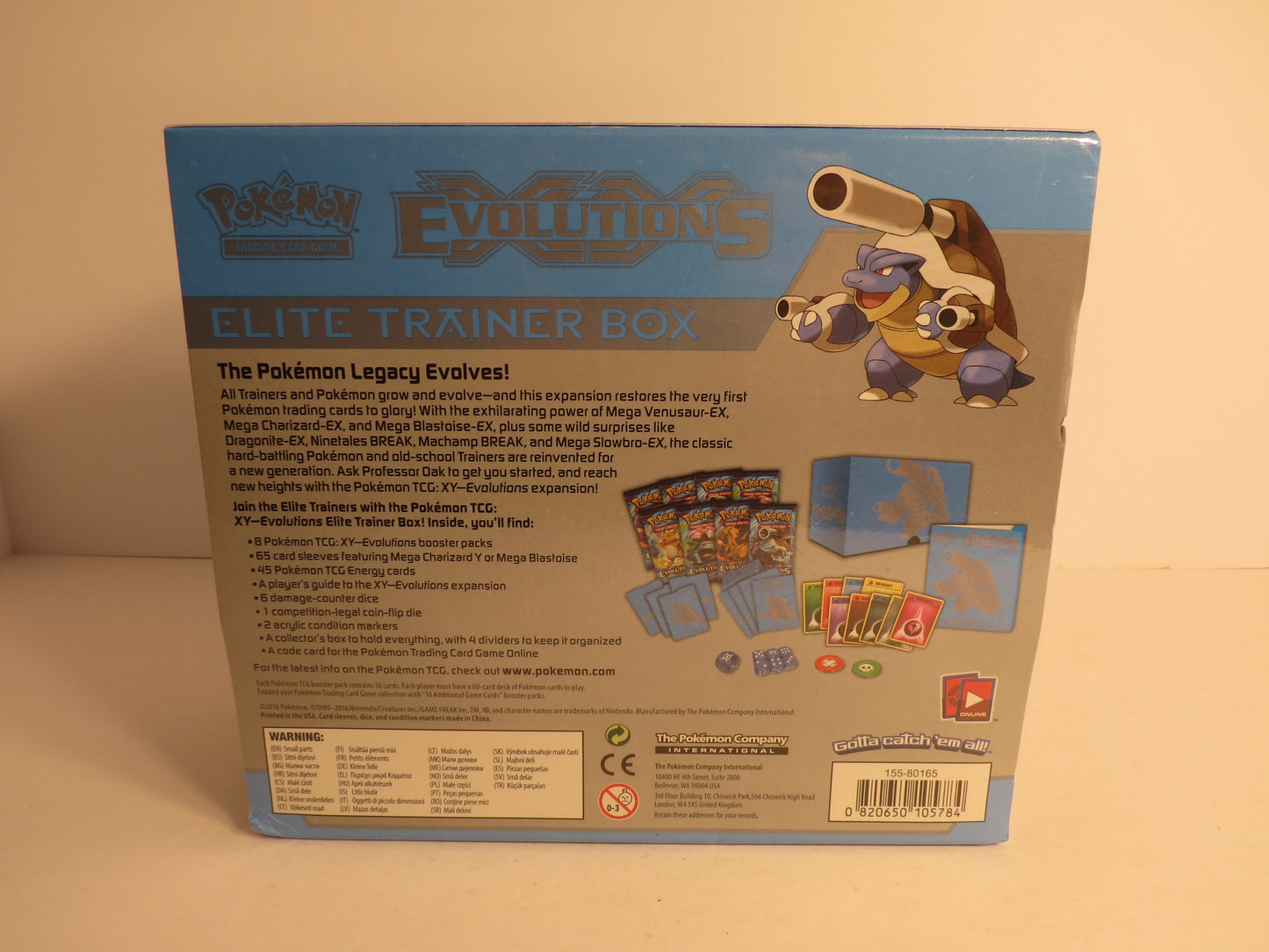 XY Evolutions Blastoise Pokemon Elite Trainer Box ETB Sealed