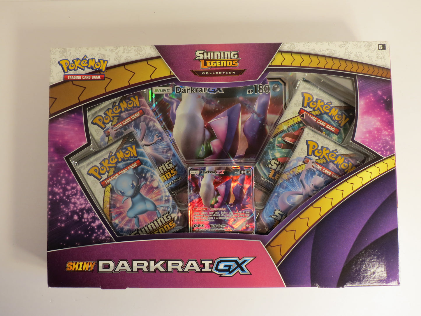 Shiny Darkrai GX Collection Box Pokemon Sealed Shining Legends