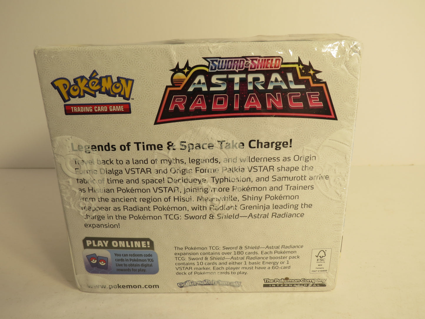 Astrtal Radiance Sword & Shield Pokemon Booster Box Sealed