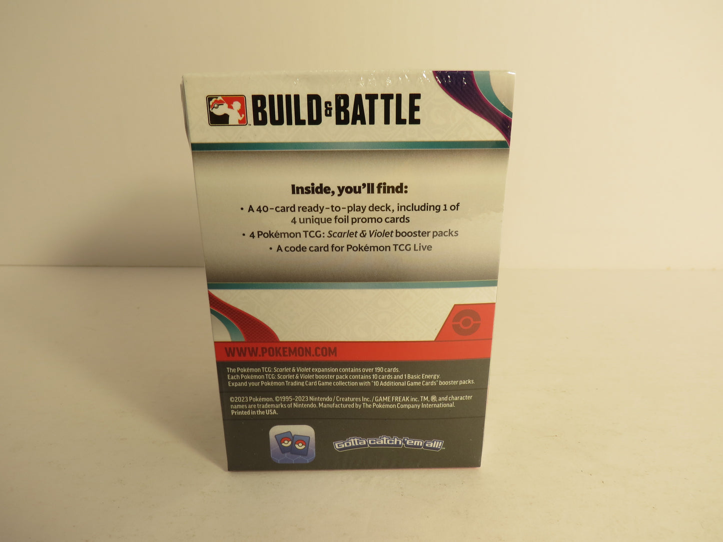 Scarlet & Violet Base Set Pokemon Build and Battle Sealed