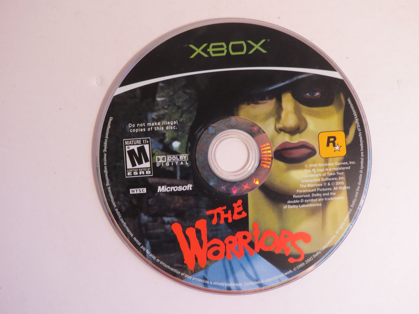 The Warriors Xbox Game CIB