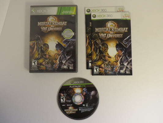 Mortal Kombat VS DC Universe Platinum Hits Xbox 360 Game CIB