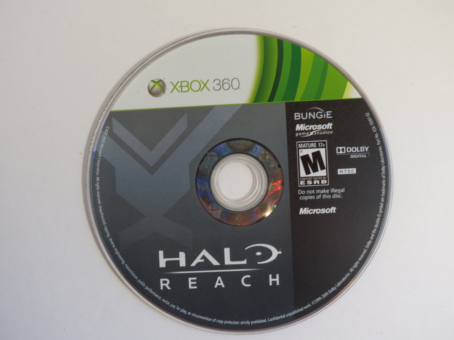 Halo Reach Xbox 360 Game CIB