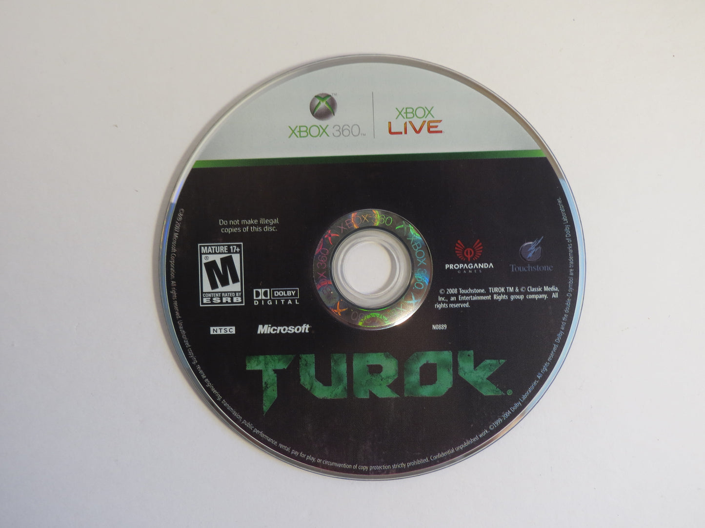 Turok Xbox 360 Game CIB