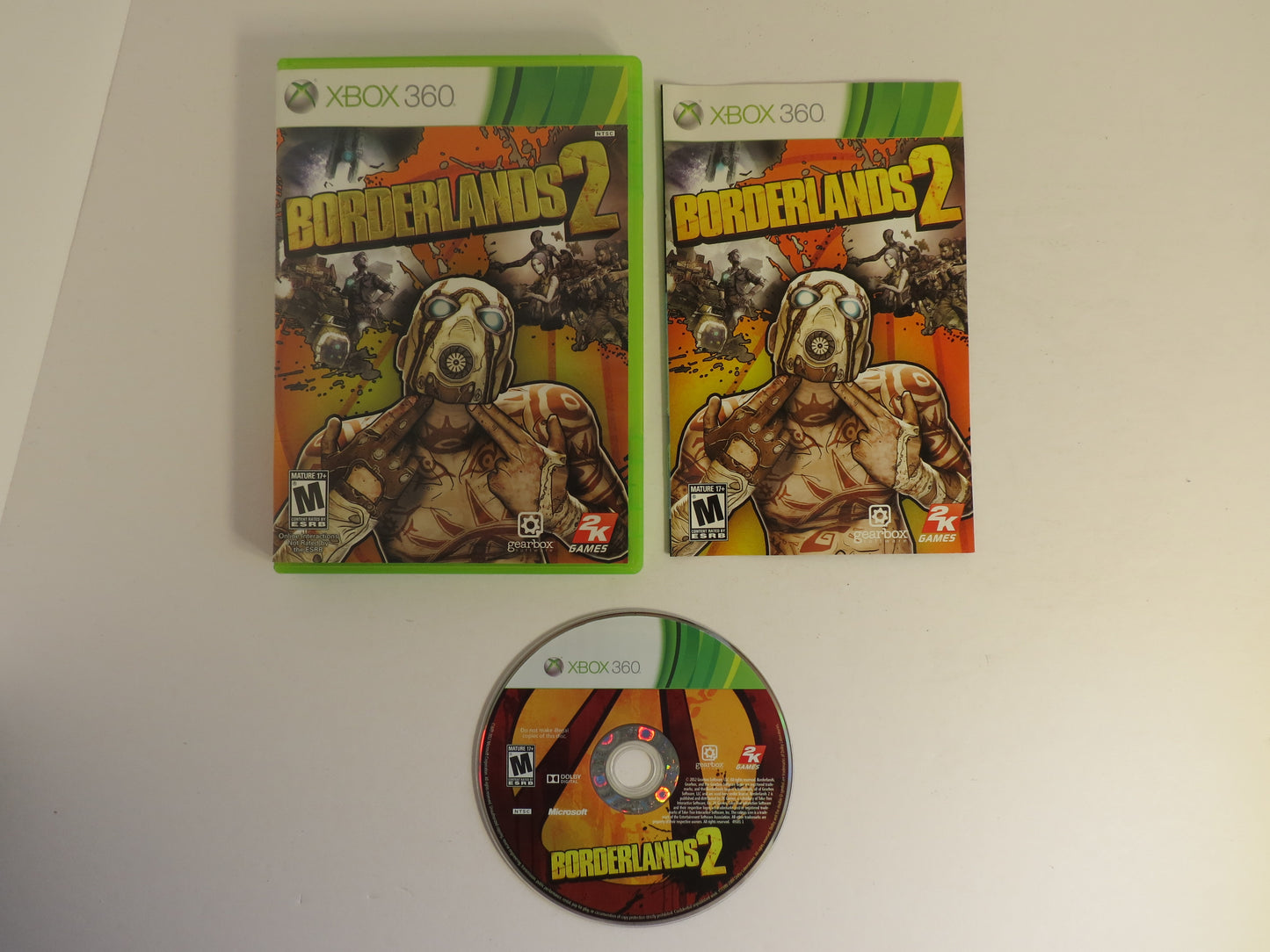 Borderlands 2 Xbox 360 Game CIB