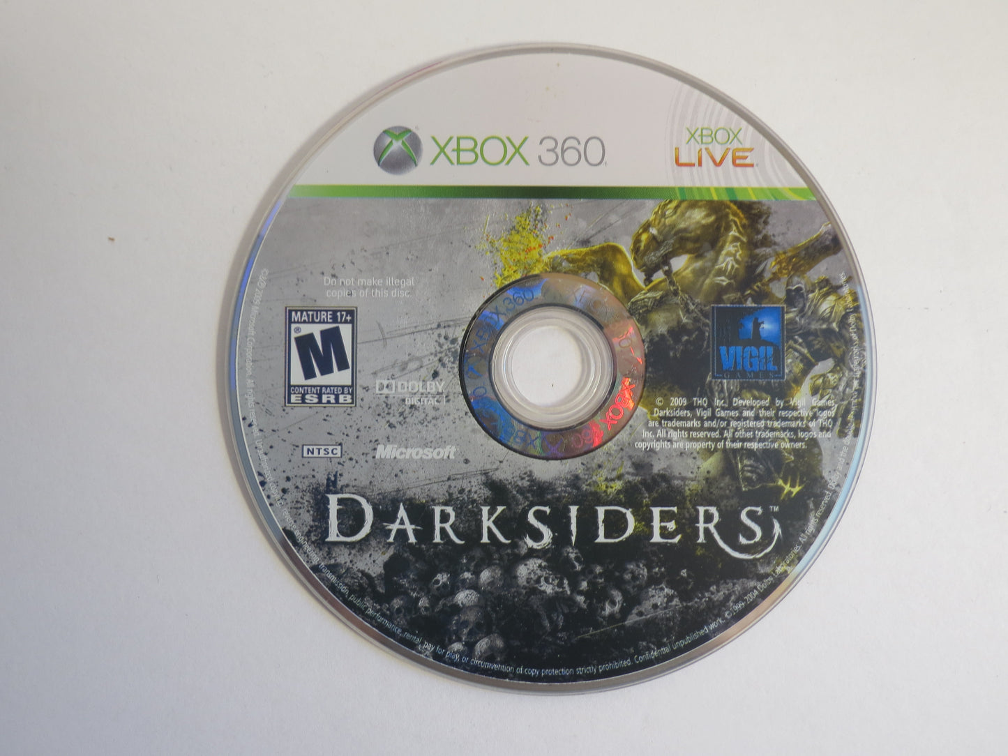 Darksiders Xbox 360 Game CIB
