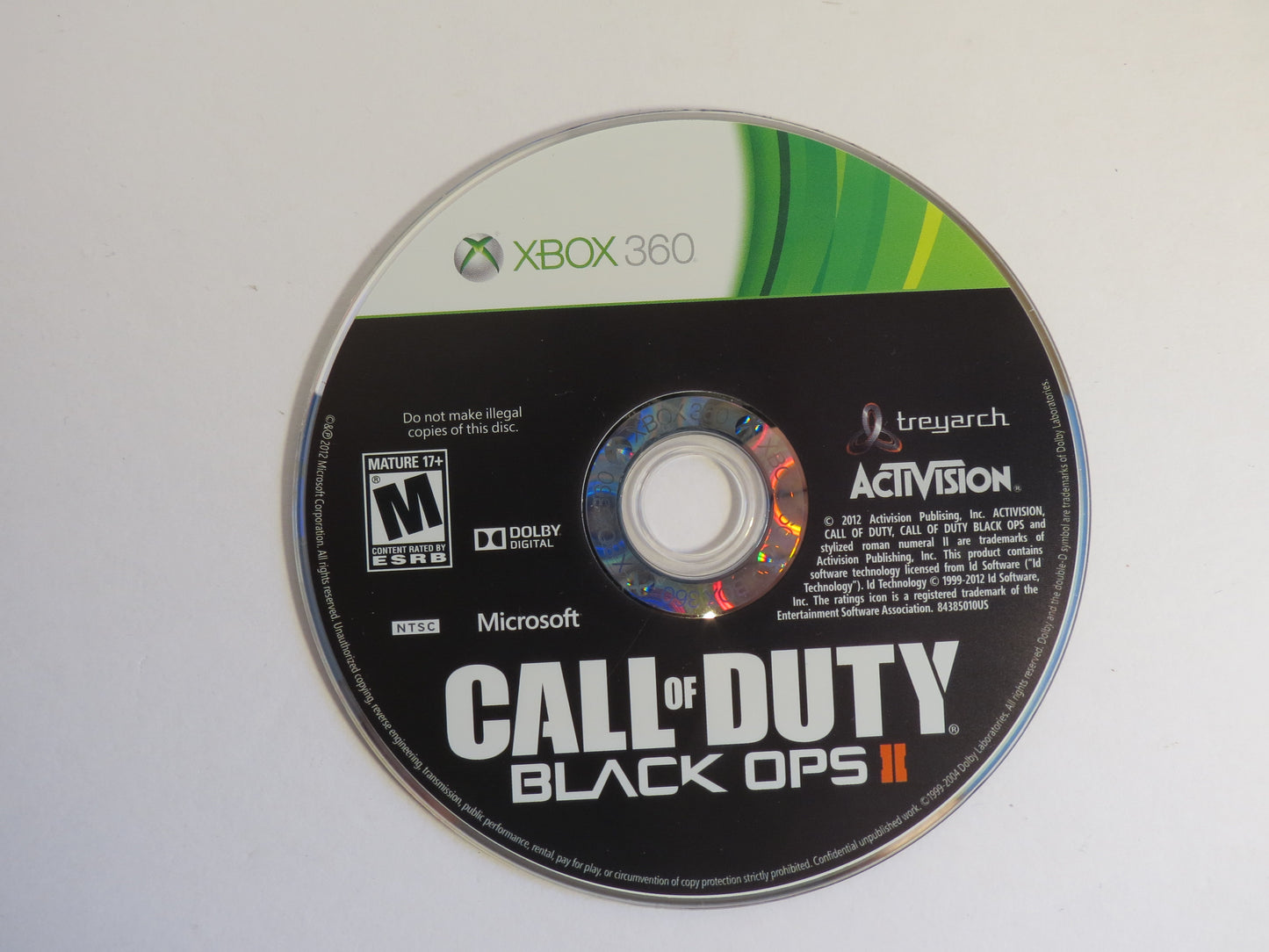 Call of Duty Black Ops II Xbox 360 Game CB