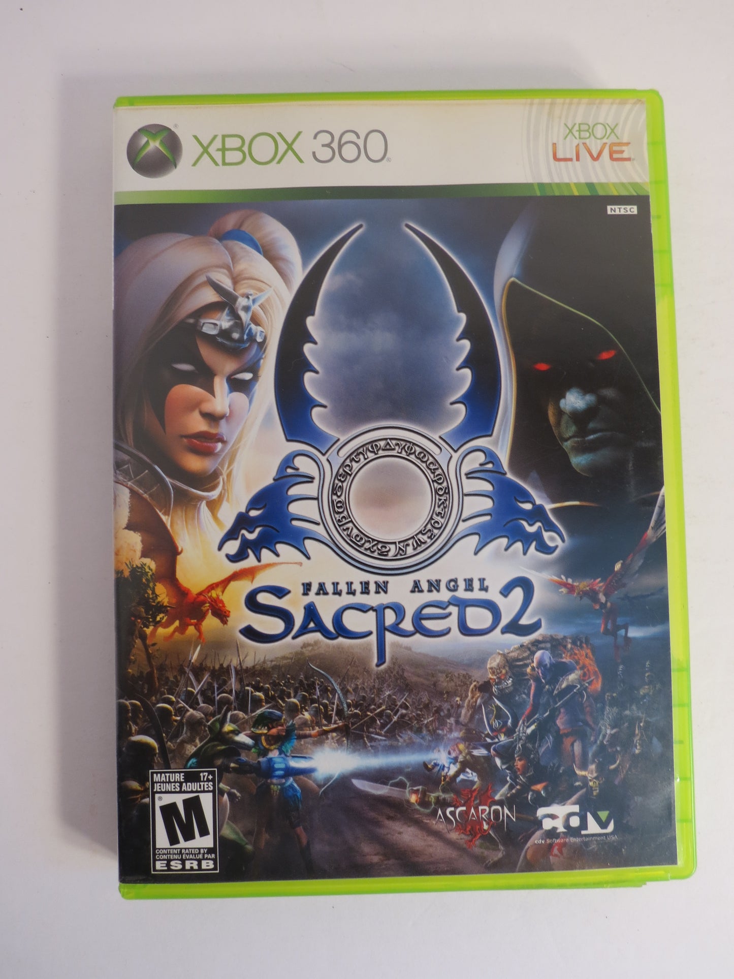 Sacred 2: Fallen Angel Xbox 360 Game CIB
