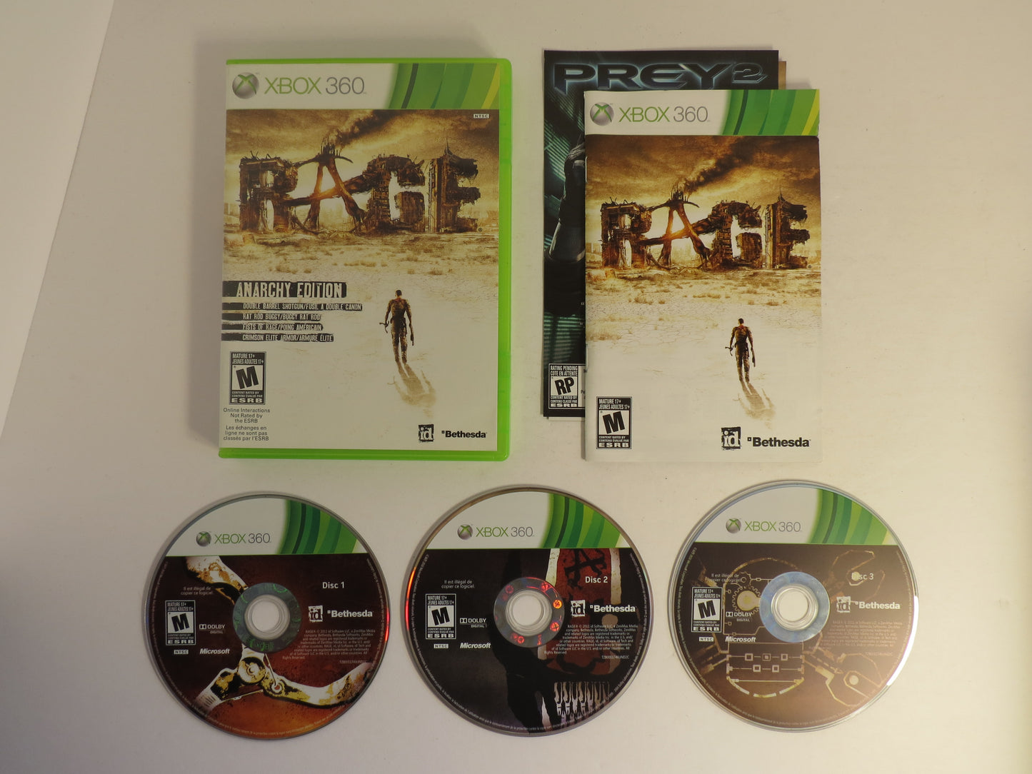 Rage Anarchy Edition Xbox 360 Game CIB