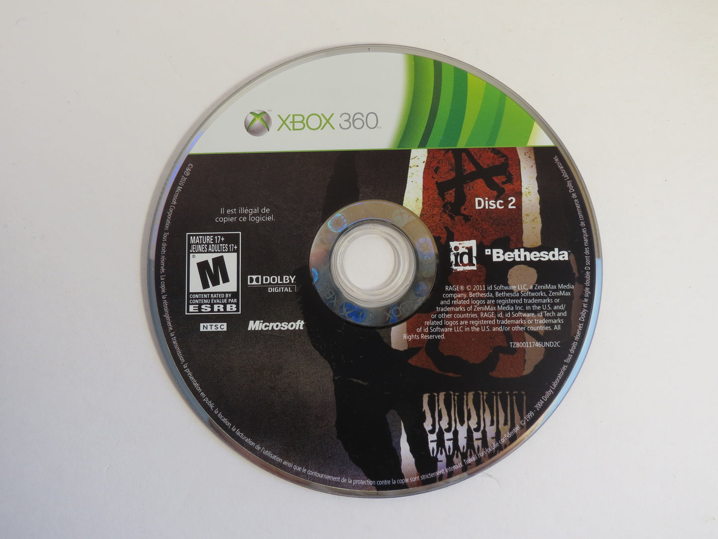 Rage Anarchy Edition Xbox 360 Game CIB