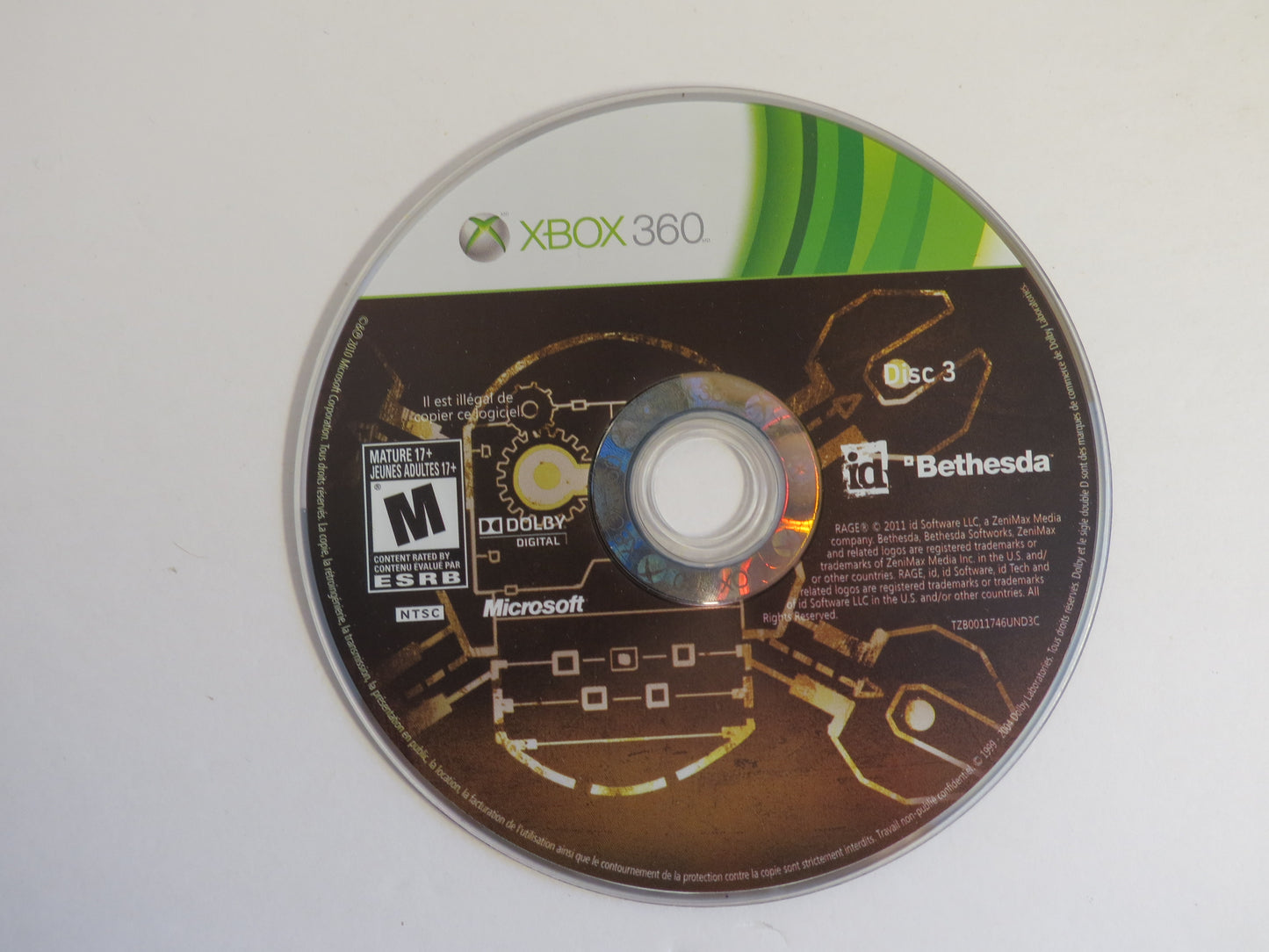 Rage Anarchy Edition Xbox 360 Game CIB