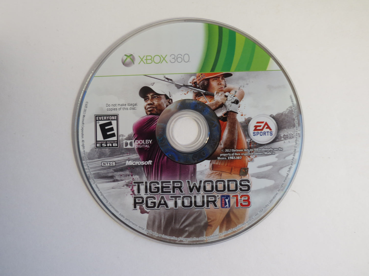 Tiger Woods PGA Tour 13 Xbox 360 Game CB