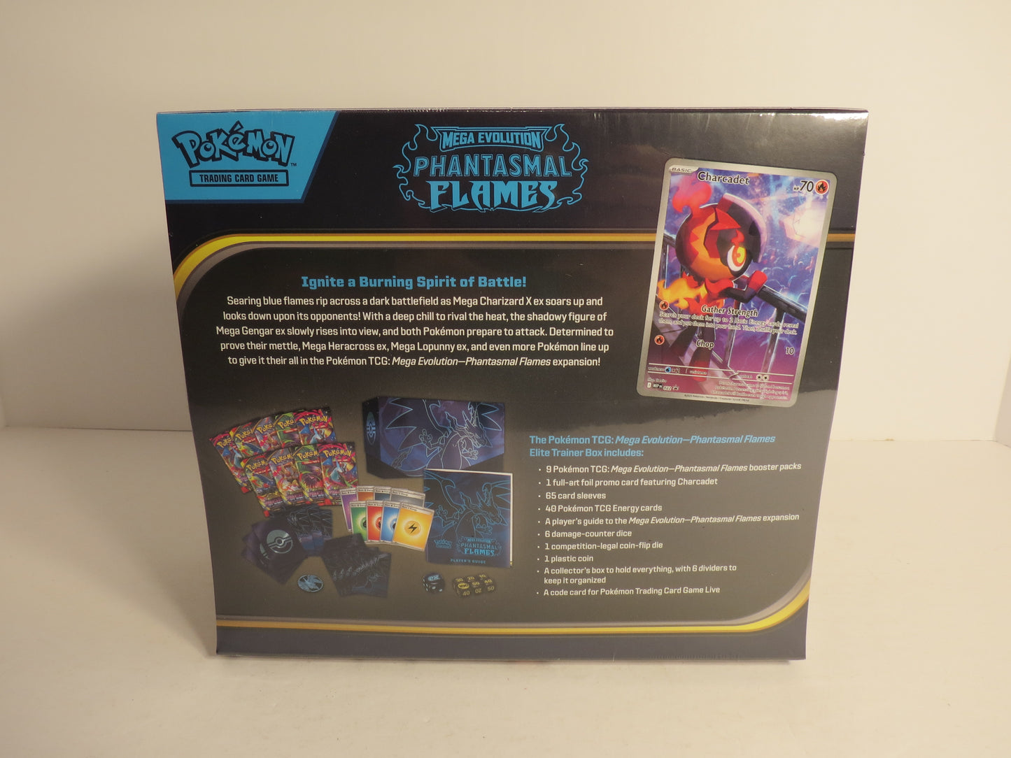 Phantasmal Flames Mega Evolution Pokemon Elite Trainer Box ETB Sealed