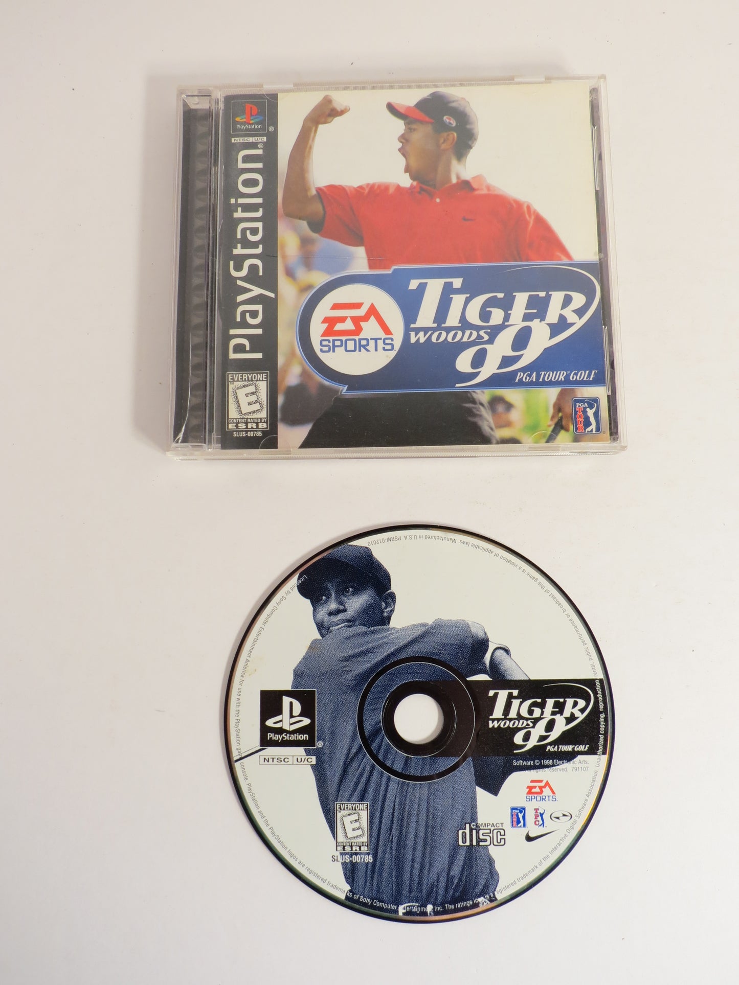 Tiger Woods 99 PGA Tour Golf South Park Recalled Version Playstation 1 PS1 Game CIB