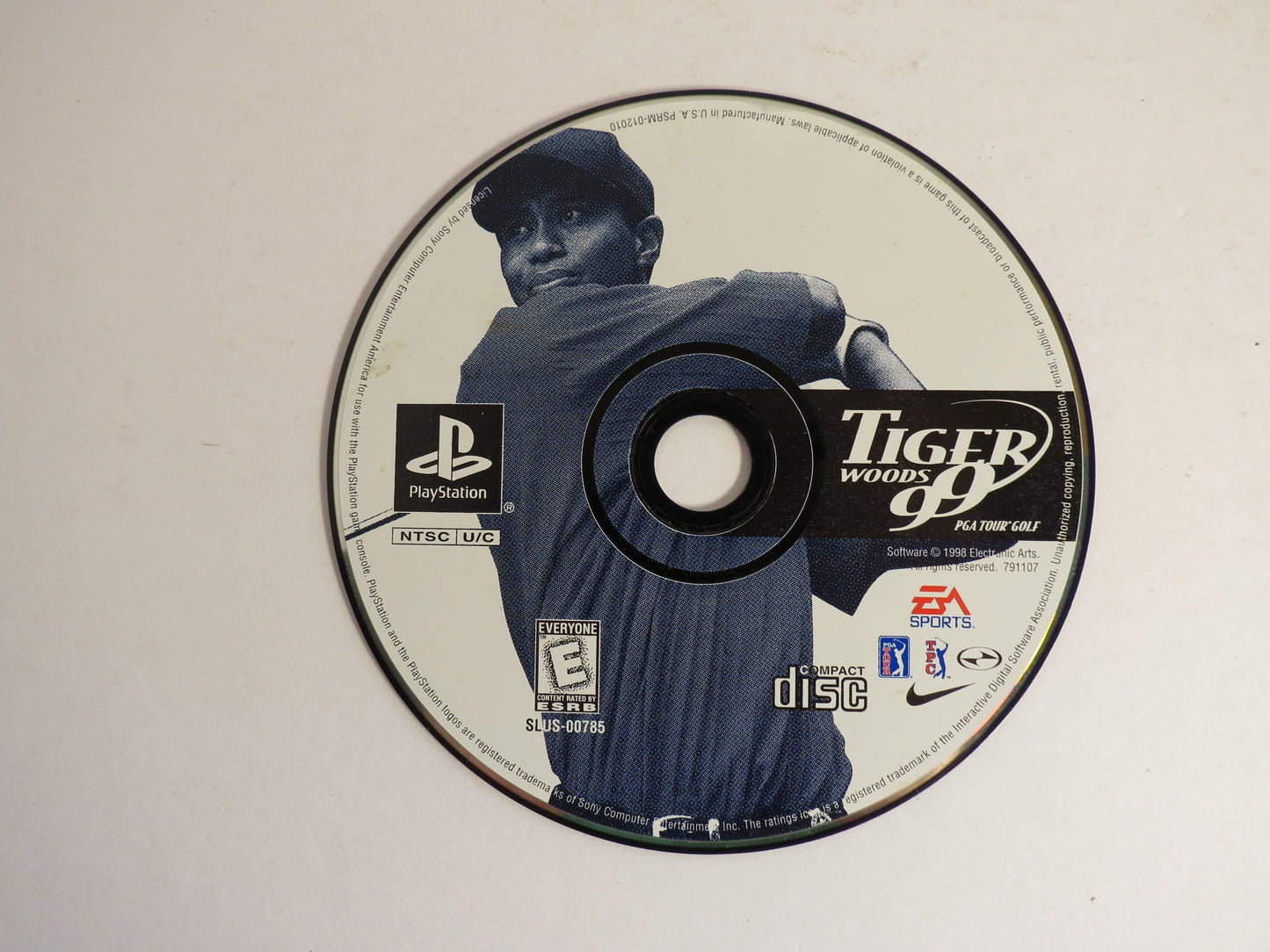 Tiger Woods 99 PGA Tour Golf South Park Recalled Version Playstation 1 PS1 Game CIB