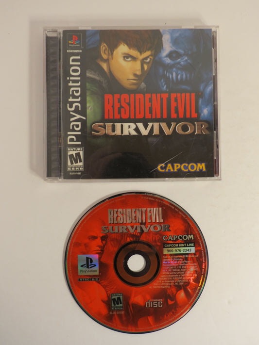 Resident Evil Survivor Playstation 1 PS1 Game CIB