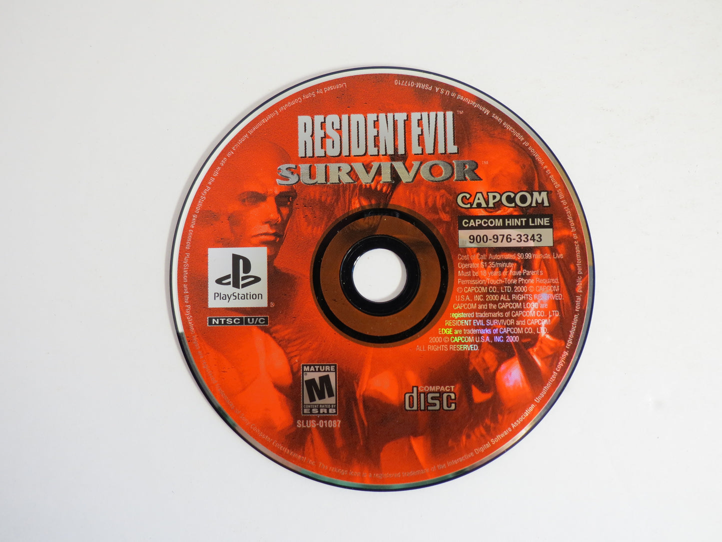 Resident Evil Survivor Playstation 1 PS1 Game CIB